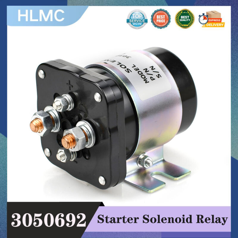 586-905 Contactor Solenoid Switch Starter Solenoid Relay 4 Terminal 200A Compatible with White Rodgers Cummins JLG Skyjack 586-114111 3050692