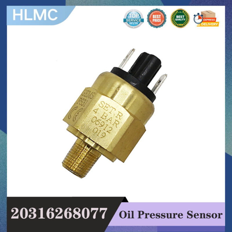Construction Machinery Accessories Oil Pressure Sensor Pressure Switch 20316268077 for XE150 diesel Engine