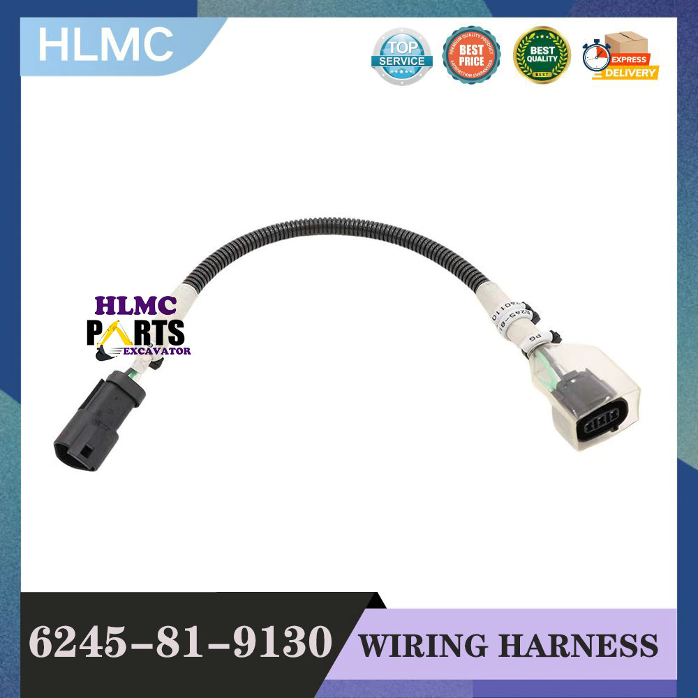 6245-81-9130 Bulldozer Parts D375A-6 Fuel Supply Pump Wiring Harness 6245819130