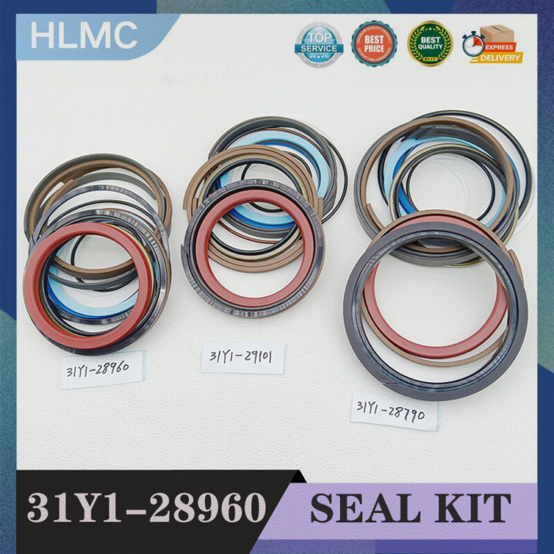 Construction Machinery Parts 31Y1-28960 31Y1-28790 31Y1-29101 Boom Cylinder Seal Kit Bucket Cylinder Seal Kit for R215LC-9S