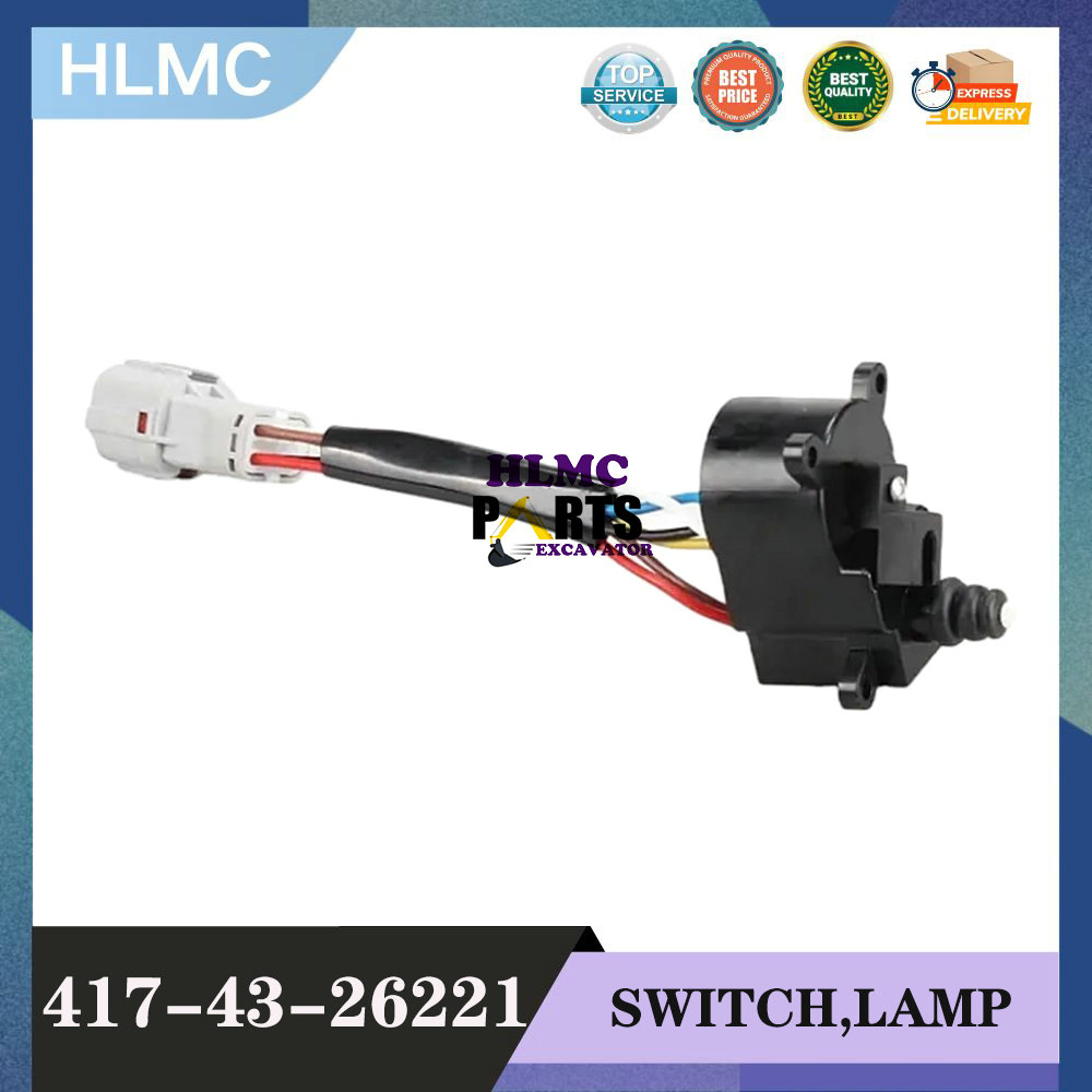 417-43-26221 Light Switch for Komatsu WA380-3 WA320 WD500 WD600 WD900 WA100 Selector Switch 417-43-26220