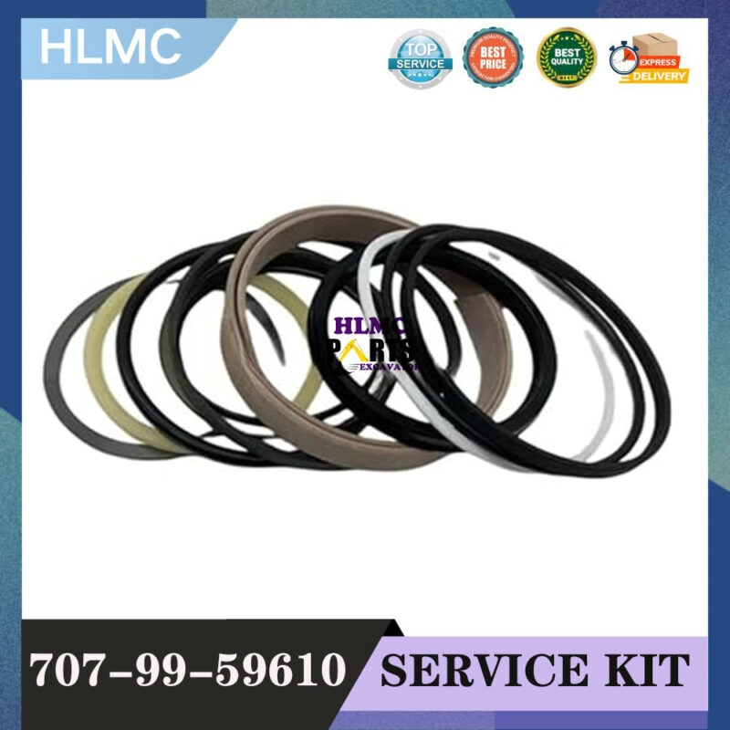 707-99-59610 7079959610 BUCKET CYLINDER SEAL KIT FOR KOMATSU EXCAVATOR PC300-8 PC300-7 PC350-8 PC360-7 PC300-7E0 PC300HD-8
