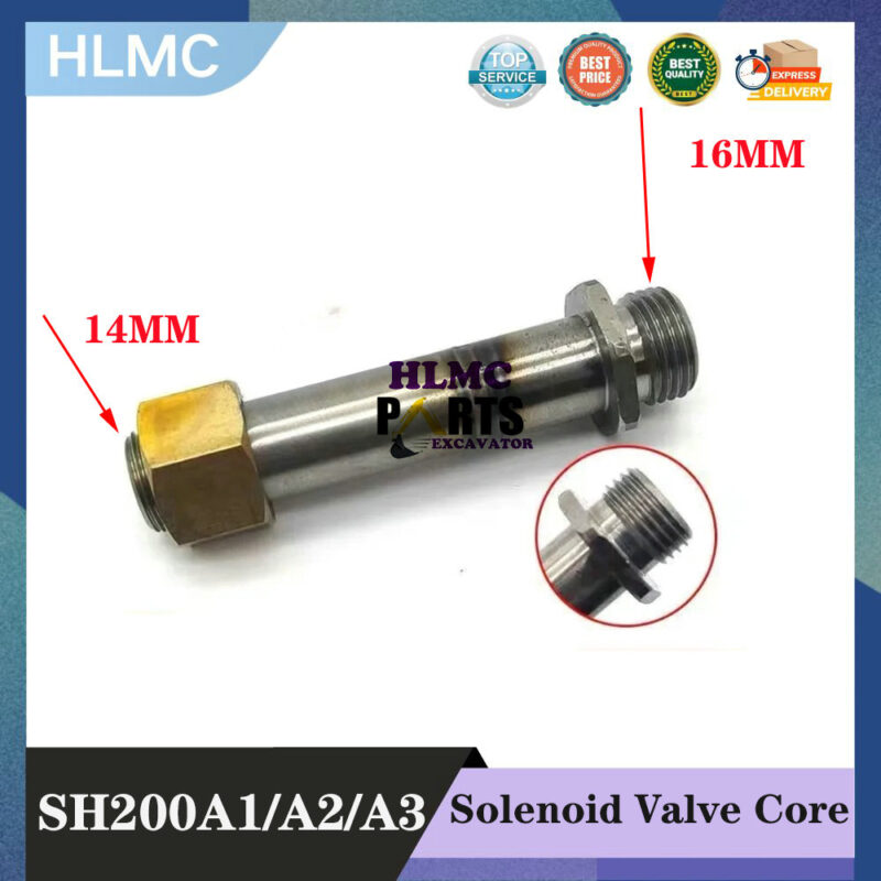 Excavator Parts For Doosan Daewoo DH55/60 SH200 A1A2A3 Hydraulic Pump Pilot Solenoid Valve Spool