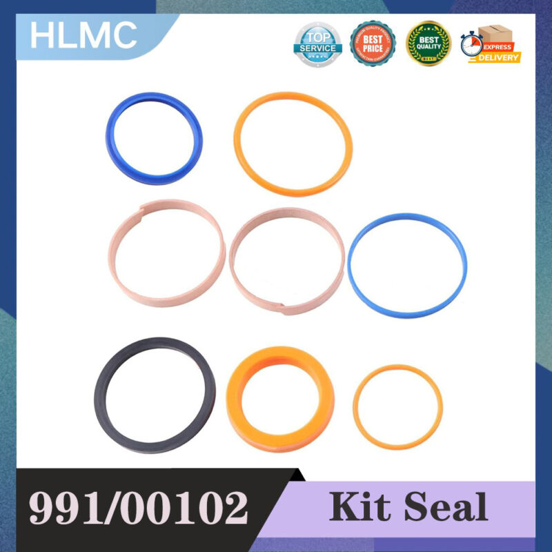 991/00102 991-00102 991 00102 DIPPER LIFT BUCKET CYLINDER SEAL KIT ROD: 50 mm BORE: 80 mm FITS JCB BACKHOE LOADER 2CX 214E-436B