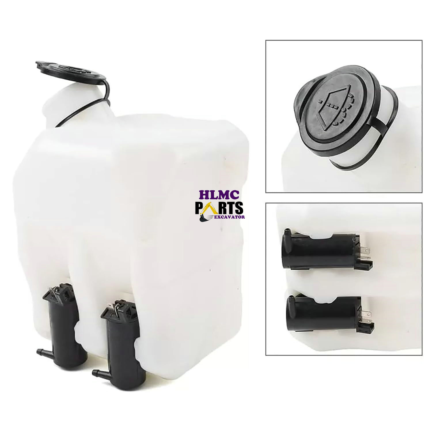 Water Washer Tank 176-1931 1761931 176-1932 Double Motor Water Washer Tank Replacement E320C 320D 312C 312D 329D 336E 365C 390D - Image 5