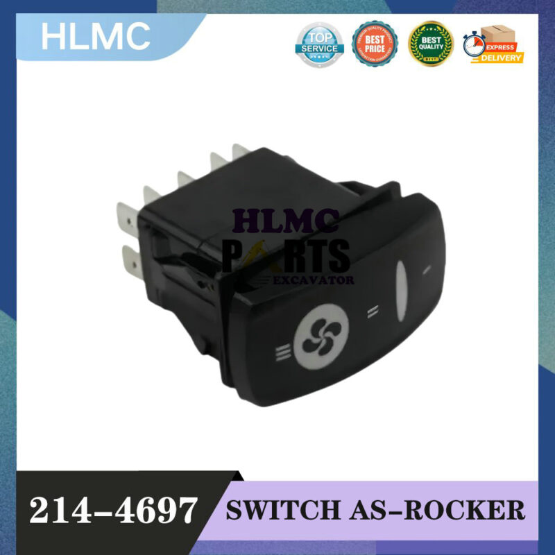 Switch As-Rocker 214-4697 2144697 for CAT Backhoe Loader 422E 422F 428E New Aftermarket Parts