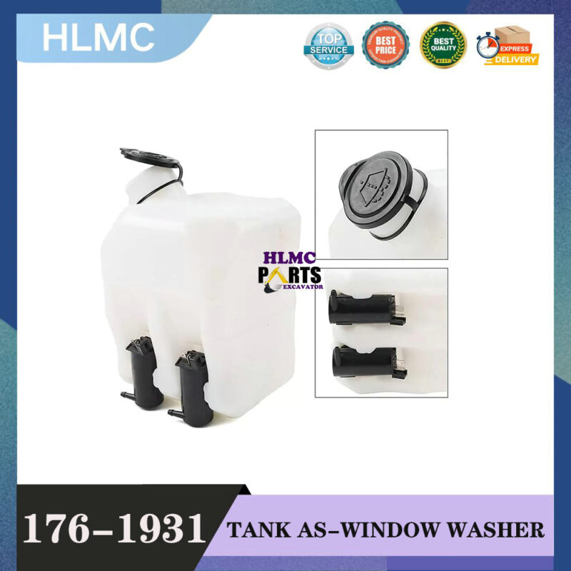 Water Washer Tank 176-1931 1761931 176-1932 Double Motor Water Washer Tank Replacement E320C 320D 312C 312D 329D 336E 365C 390D