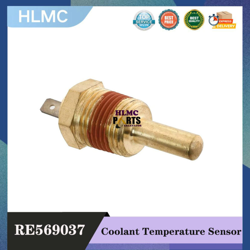 RE569037 Coolant Temperature Sensor Fits JD 5045D,5045E,5055D,5055E,5065E,5075E 5B-700 5B-704 5B-750 5B-754 550 554 650 654 5005 5036C