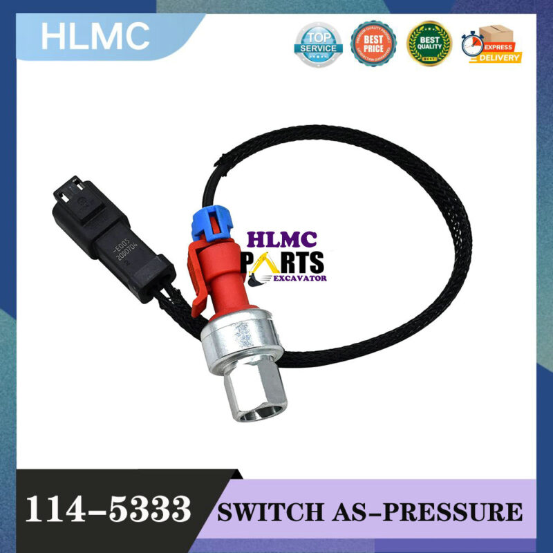 Oil Pressure Sensor 114-5333 1145333 CA1145333 Compatible with Caterpillar CAT Excavator 312 318B 320BL 320D 345BL 375L M312 M318 416 416B 416C 416D 420D 426B 428D 430D 436C