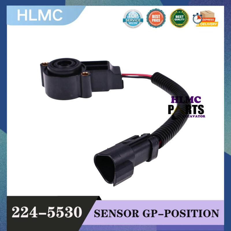 Position Sensor 224-5530 Compatible for Caterpillar C15 C11 C18 C27 Engine D6T D8T D9T D10T D11T Tractor