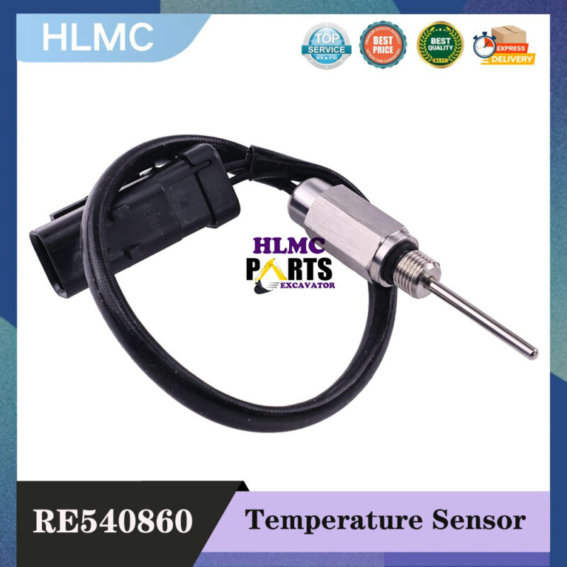 Temperature Sensor RE540860 Compatible with JD 7R 290 7R 310 8R 230 8R 250 8RT 310 8RX 310 9R 390 210G 250G 260P 260E