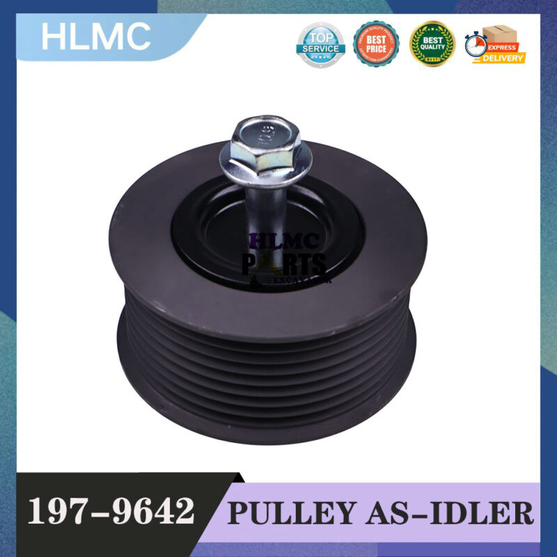 Idler Pulley 197-9642 Compatible with Caterpillar Engine 3126 3126B 3126E 3406E C12 C15 C16 C9 C11 C13 C15 C7 C9 Excavator 33D 336D 345C 345D 349D