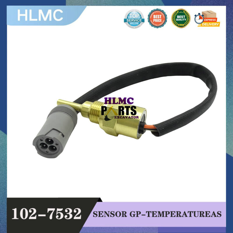 Aftermarket Temperature Sensor 102-7532 1027532 Fit Intended for Engine 3516B 3508B 3512B Tractor 776C 784B Excavator 5130 5230