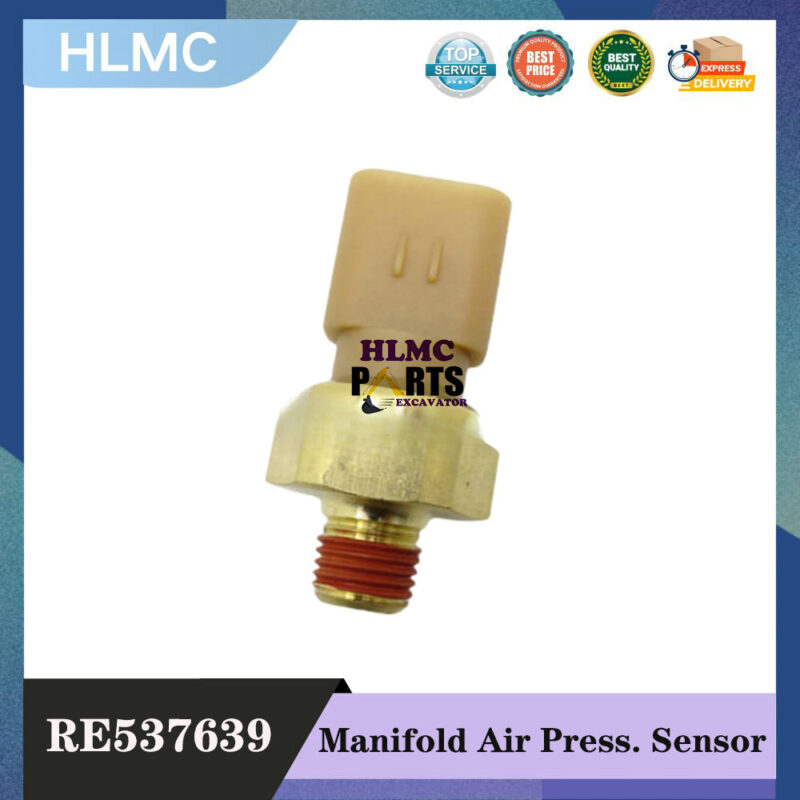 RE537639 Manifold Air Press. Sensor for John Deere 130G 160GLC 180GLC 210G 250GLC 290GLC 300GLC 350GLC 380GLC 1210E 1510E