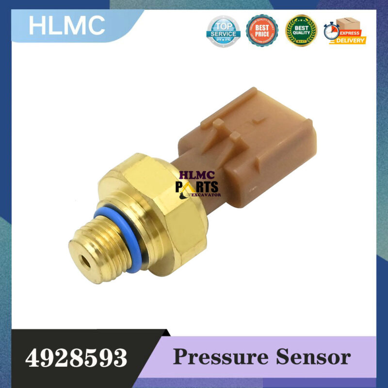 4928593 Intake Manifold Pressure Sensor Replacement for Cummins ISX ISM ISL ISB 2004-2007, Rplaces 4087987 4921748 4903276 904-7107 9047107