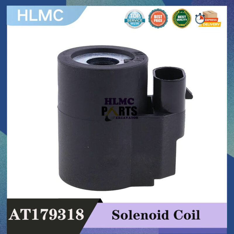 Solenoid Coil AT179319 AT179318 Compatible with John Deere 210LE 310E 310G 310SE 310SG 315SE 315SG 410E 410G 485E 486E 488E 710D 710G 710J 710K 710L Backhoe Loaders