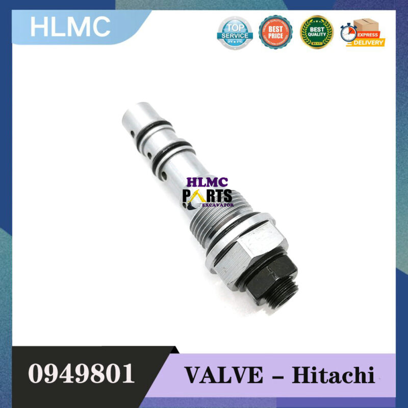 Excavator Parts ZAX55 ZX55 Deceleration Compensation Valve Relief Valve 0949801 for HITACHI Excavator