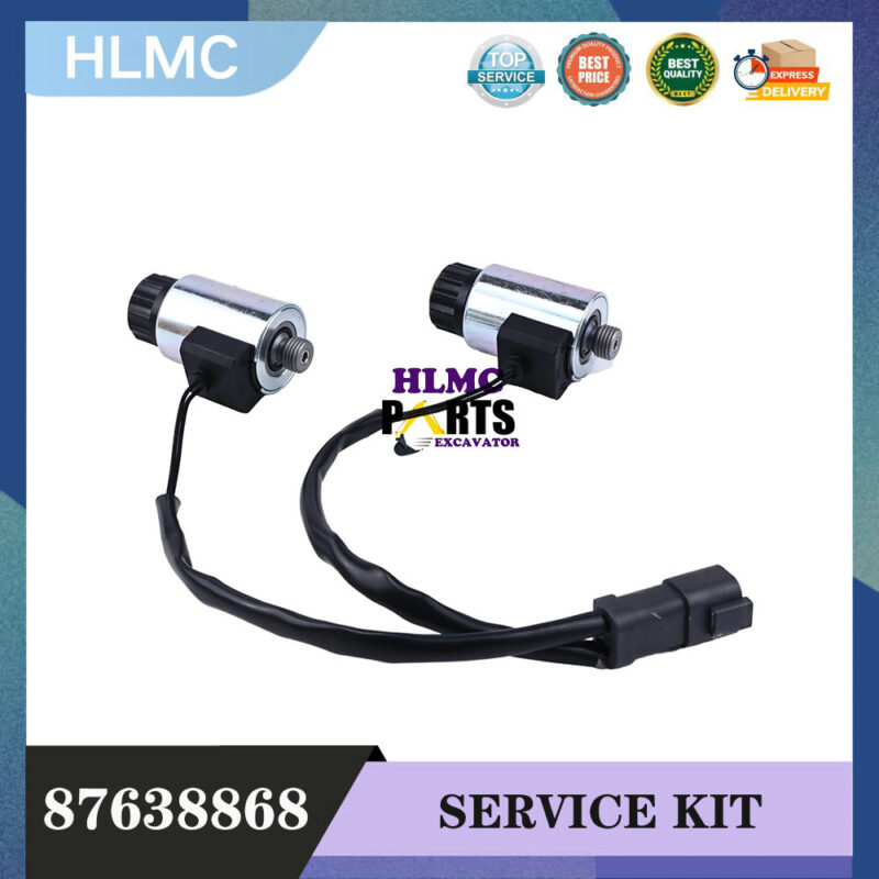 Solenoid Valve 87638868 Compatible with Case 9230 9240 8240 7010 750L 850L750K,Compatible with New Holland CR7090 CR8080 Replaces 87758223 87686481