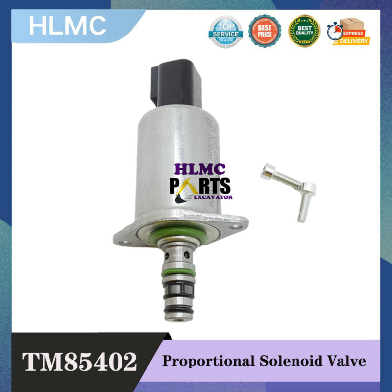 Solenoid Valve 12V 24V TM85402 X269768242M PP 50bar PA 25bar, Proportional Solenoid Valve Fits for TM 85401 Construction Machinery Excavator Engine Parts