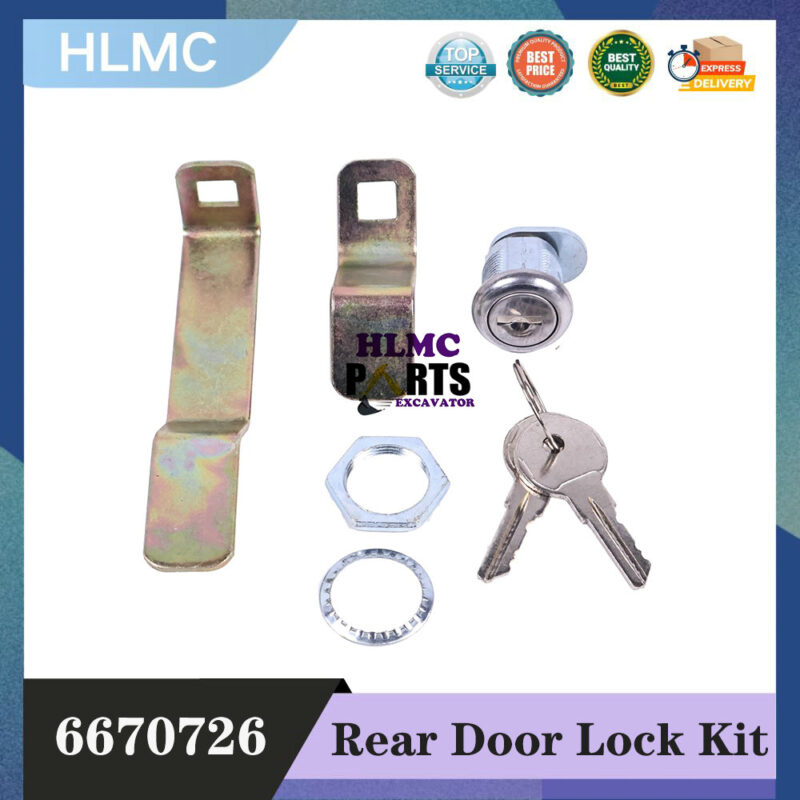 Rear Door Lock Kit 6714973 6732001 6670726 Compatible with Bobcat Skid Steers 553 751 753 763 773 863 864 963 A220 A300 A770 S100 S130 S150 T110 T140 T180 T190 T200