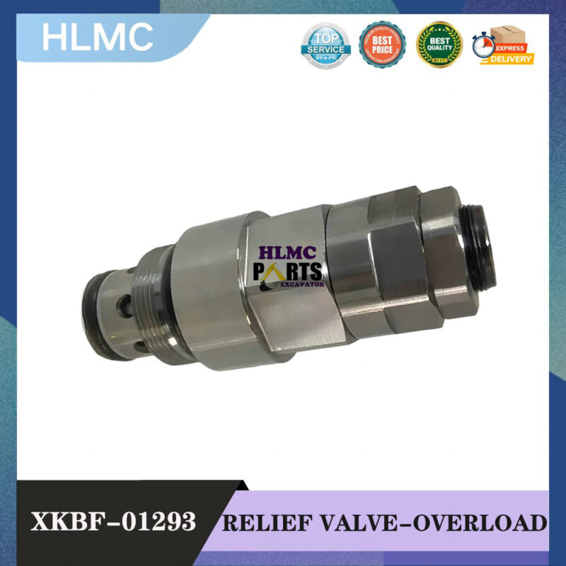 Pressure Relief Valve XKBF-01293 XKBF01293 Compatible with Hyundai Excavator R160-9 R210-9 R210LC-9 R210W-9S R260LC-9 R290LC-9 R300LC-9 R330LC-9 R330LC-9S