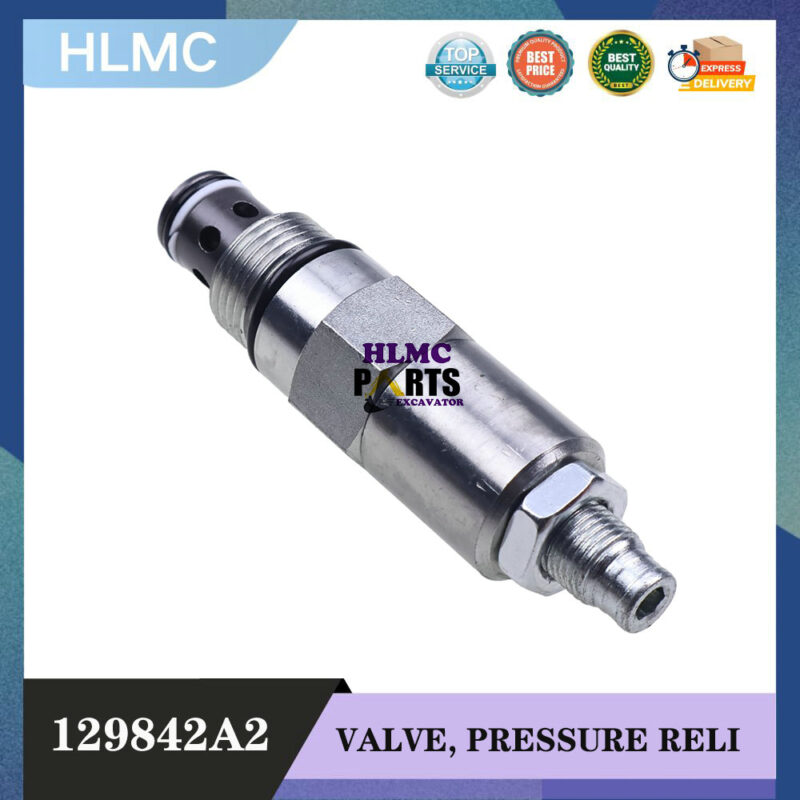 Pressure Relief Valve 129842A2 119644A3 282618A1 Compatible with Case 580L 580M 580SL 590SL 590SM 40XT 70XT 570MXT 570LXT 40XT 60XT 70XT 75XT 85XT 90XT 95XT