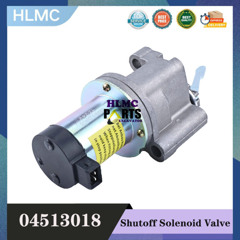 12V 24V Fuel Shutoff Solenoid Valve 04513018 0451 3018 0450 6591 Compatible With Deutz Engine BF6M2012 BF4M2012