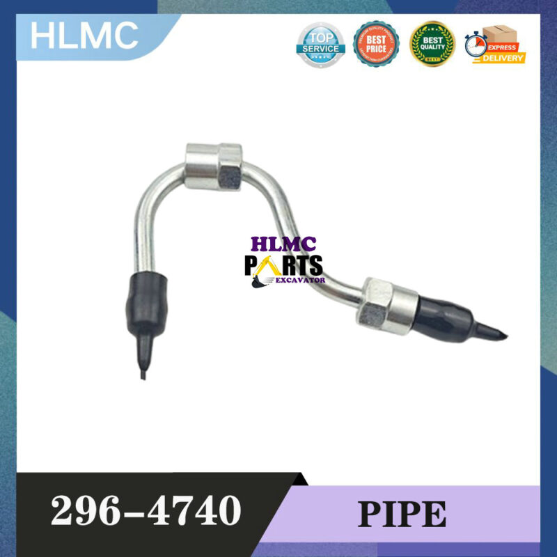 296-4740 2964740 C4.2 Fuel Injector Pipe Common Rail for E312D E314D E315D Excavator Construction Machinery Parts