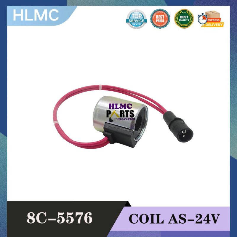8C-5576 24V Solenoid Valve Ring Fits For CAT Tractor D5H D8N Wheel Loader 918F 924F 910E 910F 928G IT12B IT14B IT14F IT18FI T24FI T28G RM-350B RM-350 Engine 8C5576