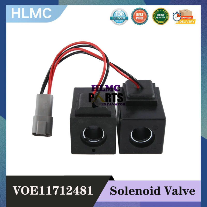 Durable-11712481 Car Solenoid Valve suitable for Volvo Backhoe Loader BL60 BL61 BL70 BL71 Accessories Parts
