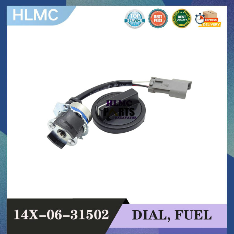 14X-06-31502 Throttle Knob Fits for D155AX D61EX D61PX D65EX D65EX D65PX D65PX D65WX Loader Engine 14X0631502