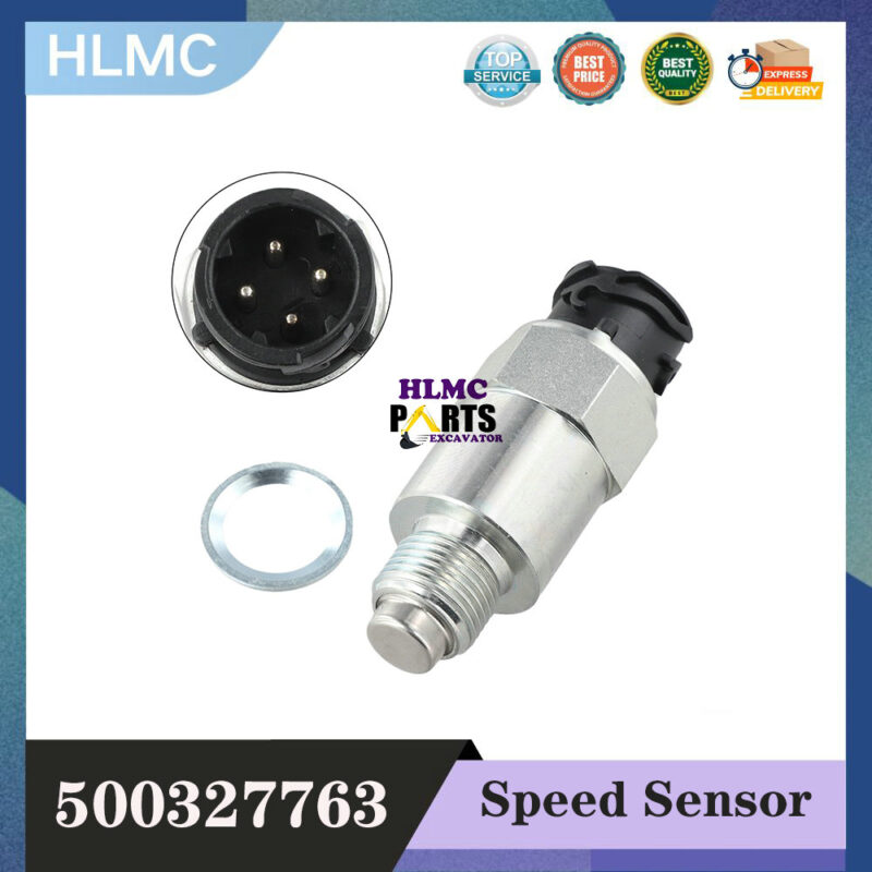 Automotive Speed Sensor ABS Wheel Speed Sensor for Iveco for Daily for III-IV-V-VI 2000-On Direct Replacement Part Easy Installation 500327763