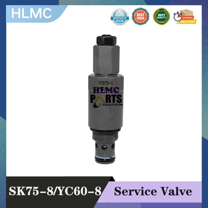 Relief Valve YC85 Service Valve for LG907 SK75-8 Excavator Parts Construction Machinery Parts