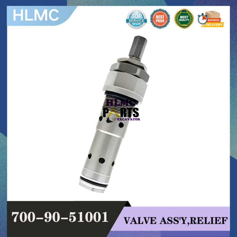 700-90-51001 Excavator Relief Valve for PC200-1 M6 M8 M10 M12 M14 M16 PC200-1 WA320-5