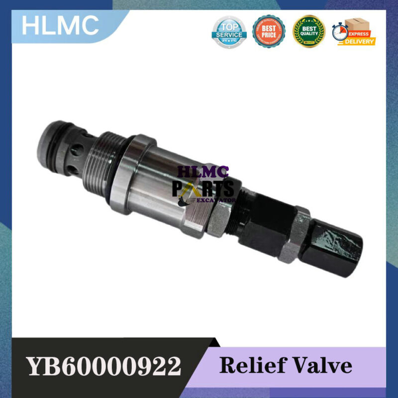 Construction Machinery Parts Hydraulic Main Relief Valve YB60000922 for Hitachi EX130-5A EX130-5G Excavator