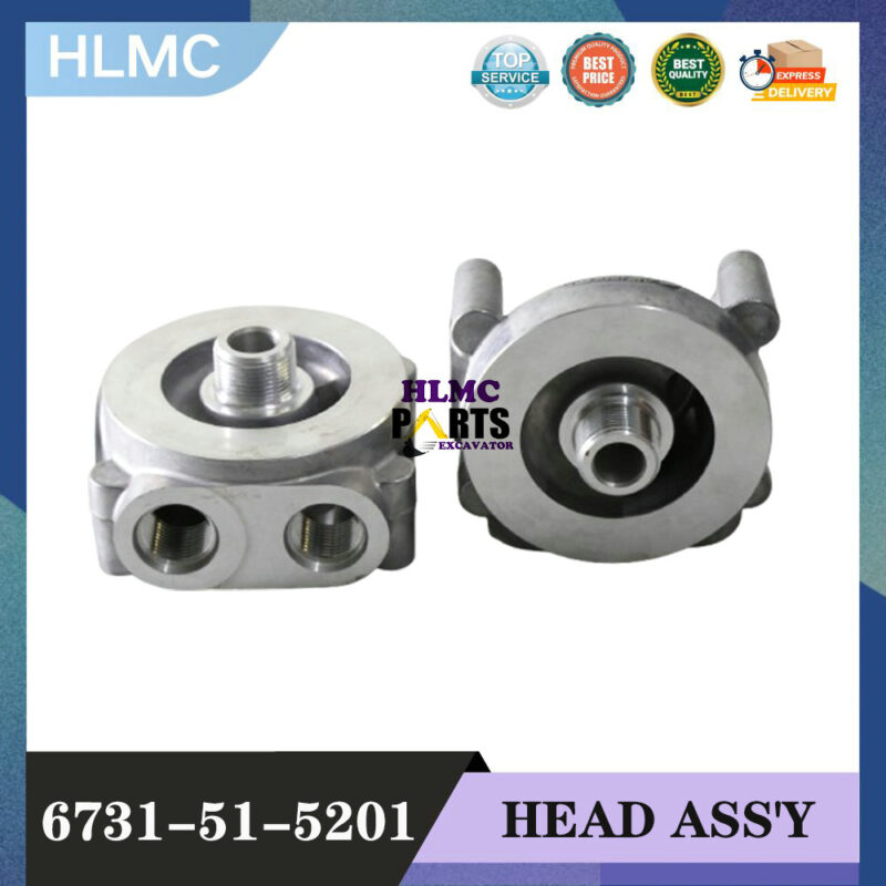 4935713 Oil Filter Seat for 3970 6D102 6731-51-5201 6731-51-5211 6731-51-5200 PC200-7 PC220-7