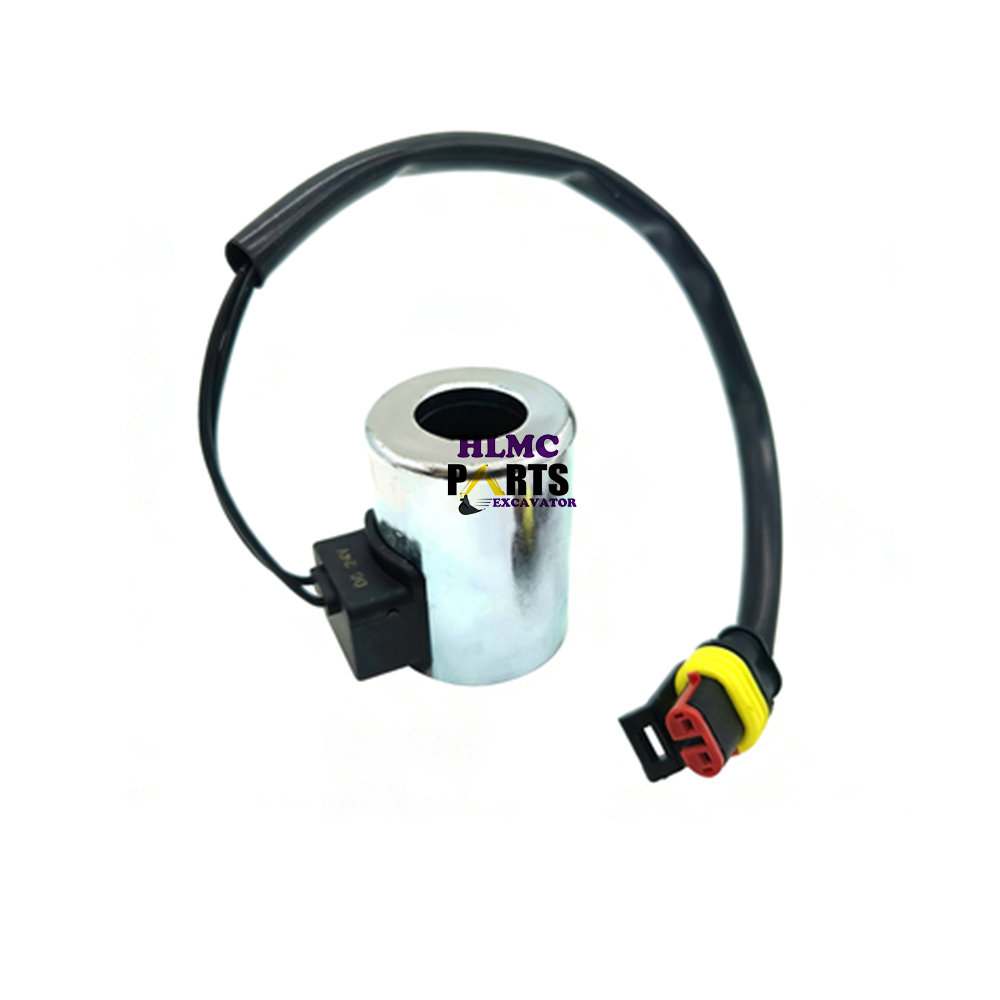 40291300 Construction Machinery Parts for ZOOMLION XCMG XE80/135/150/200/215/230 Pilot Safety Lock Solenoid Valve Coil 40291300 - Image 4