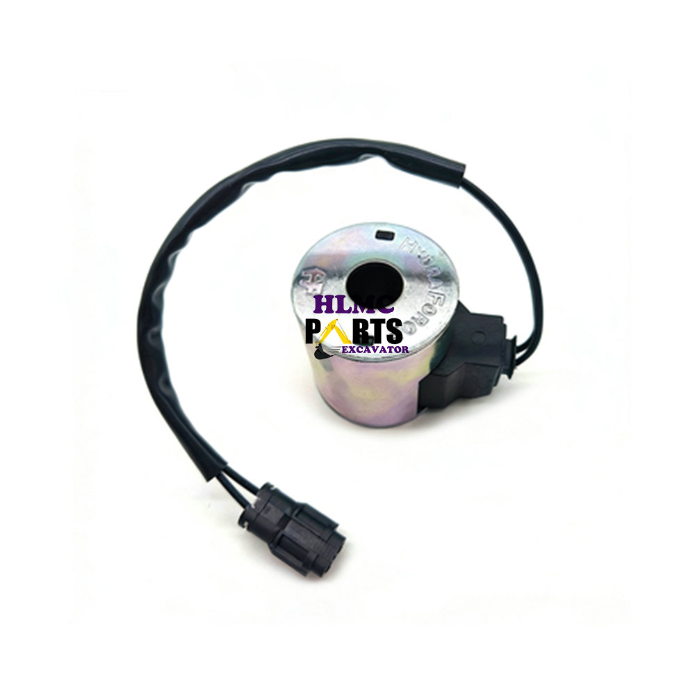 Excavator Accessories Suitable for Caterpillar Shandong E150 E210 E360 Pilot Safety Lock Solenoid Valve Coil Valve Core - Image 3