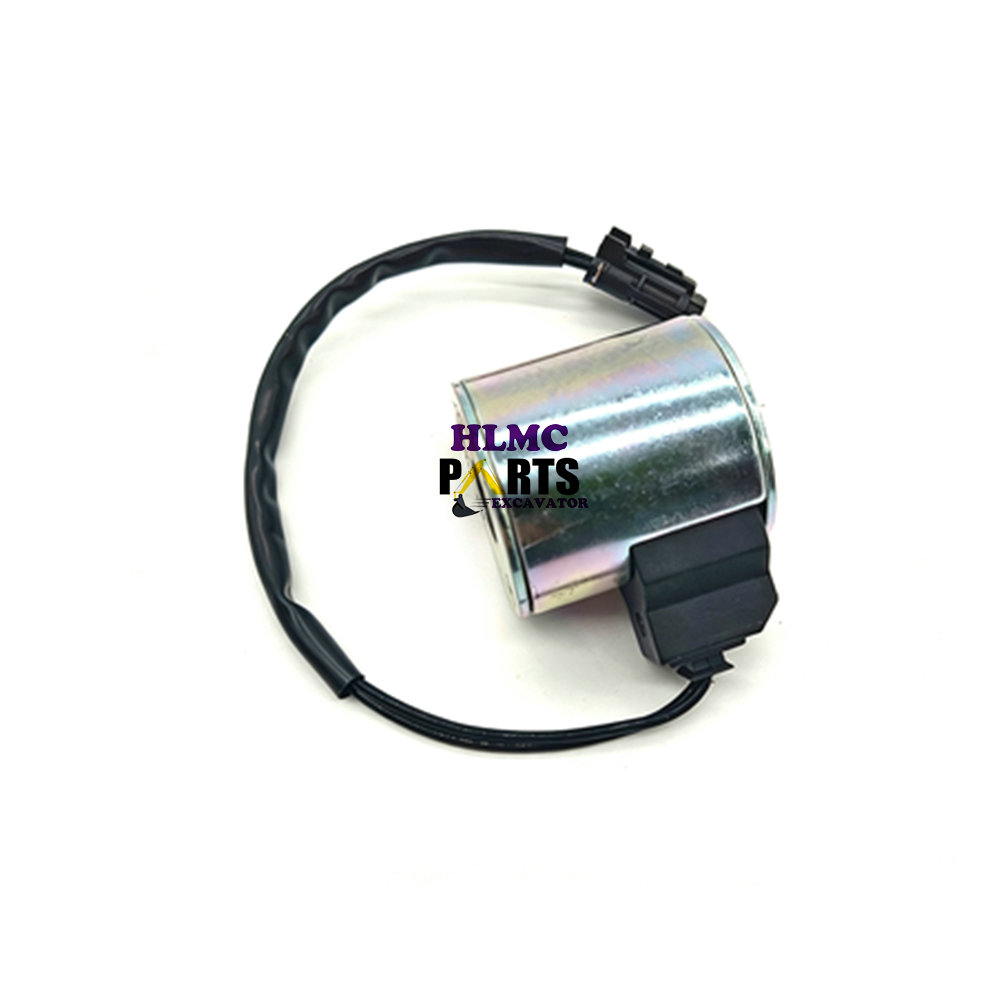 Excavator Accessories Suitable for Caterpillar Shandong E150 E210 E360 Pilot Safety Lock Solenoid Valve Coil Valve Core - Image 2