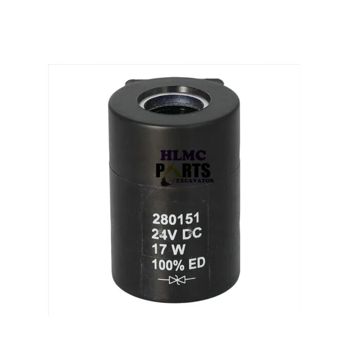 280151 Solenoid Valve Coil Excavator Suitable for Volvo EC55 210 240 ...
