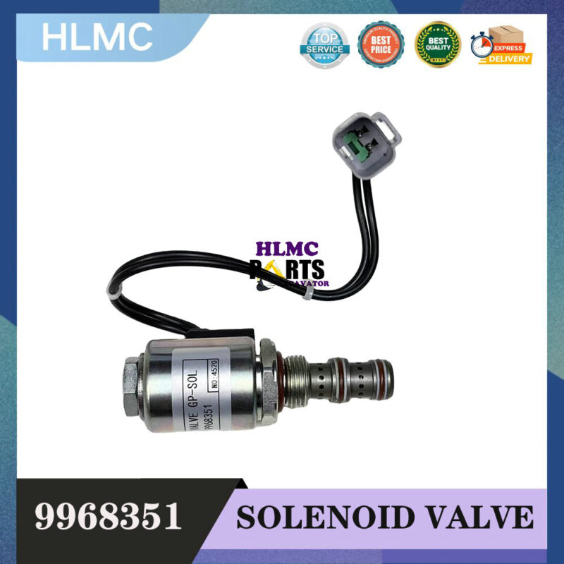 Solenoid Valve 9968351 for New Holland 580SR 590SR 575E 675E 655E B110 LB75 Engine