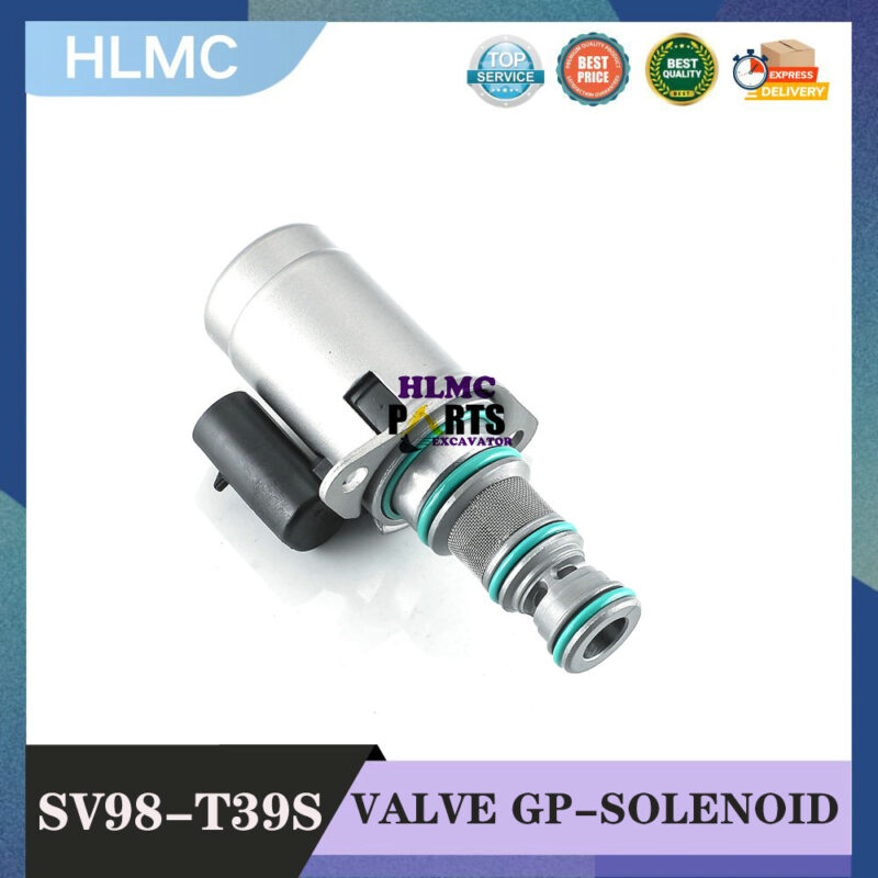 12V SV98-T39S Solenoid Valve 5019094 580037013 Compatible for Hydraforce Forklift 1505 12DR Caterpillar CT60 CT8 JCB SS640 PS745 SS740 TG300 PS750 TCH660 3CX 4CX 5CX 214 215 217 SS620 PS760 PS720