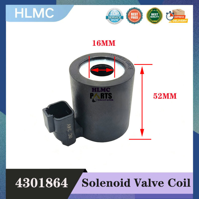 4301864 XGMA XG806/808/815 Pilot Walking Rotary Solenoid Valve Coil Excavator Accessories