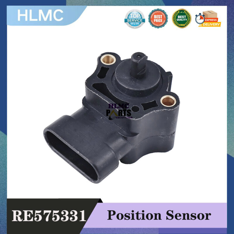Dual Output Rotary Position Sensor RE575331 RE243767 Compatible with John Deere Engine 6068 6090 Tractor 5090R 5100M 5115M 7210R 7230R 7310R 8320R 8370R 8R340