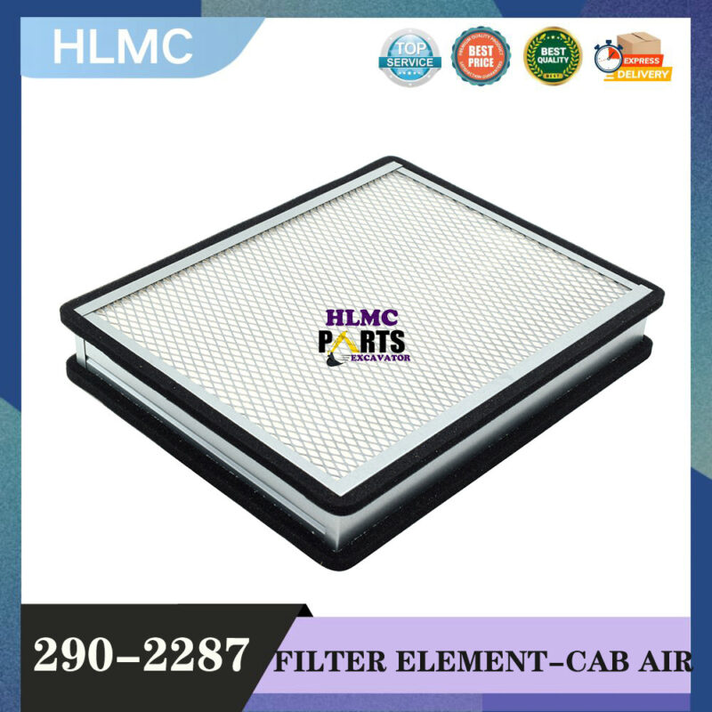 290-2287 2902287 Cabin Air Filter Compatible with Caterpillar Wheel Loader 950M 972M 962M 982M 950GC 950 GC 980K HLG 988K