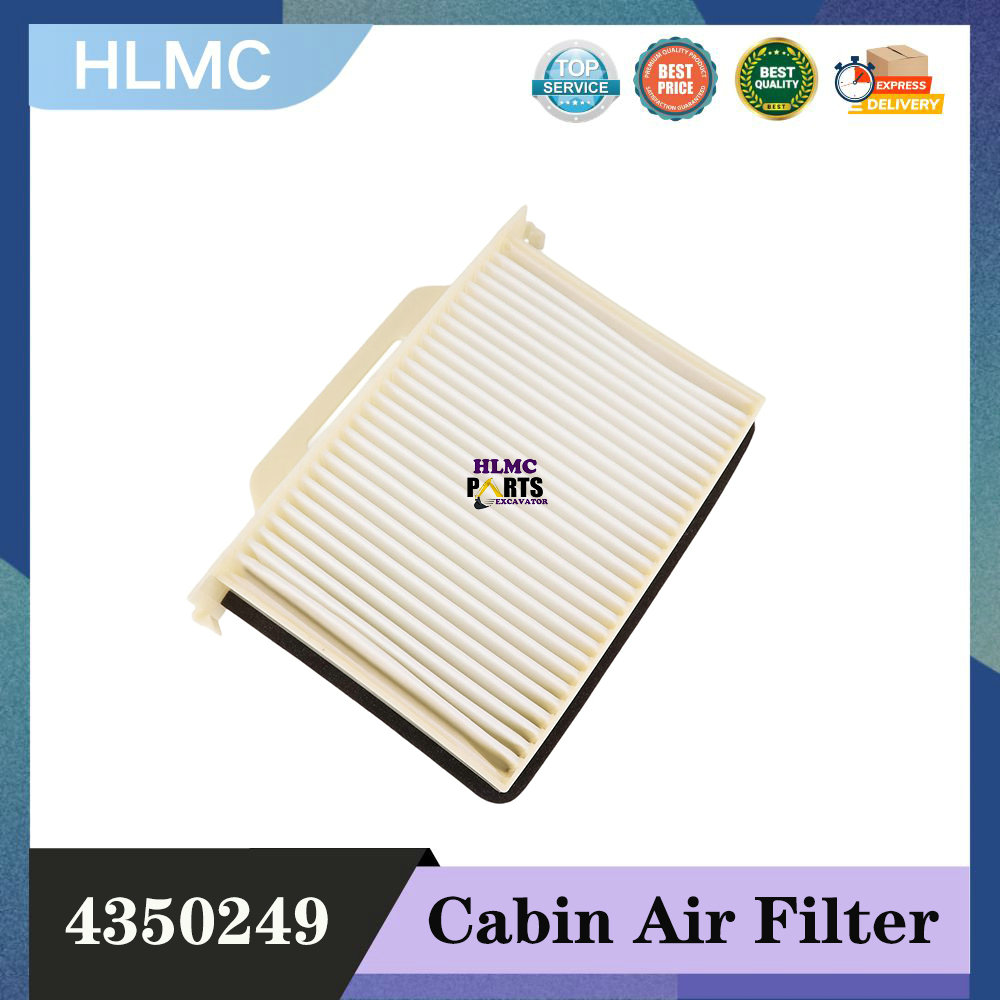4350249 Cabin Air Filter Compatible with John Deere 120C 160CLC 200CLC 270CLC Hitachi EX100-5 EX120-5 EX1200-5 EX120SS-5 EX200-3 Repalces 4S00640 PA5621