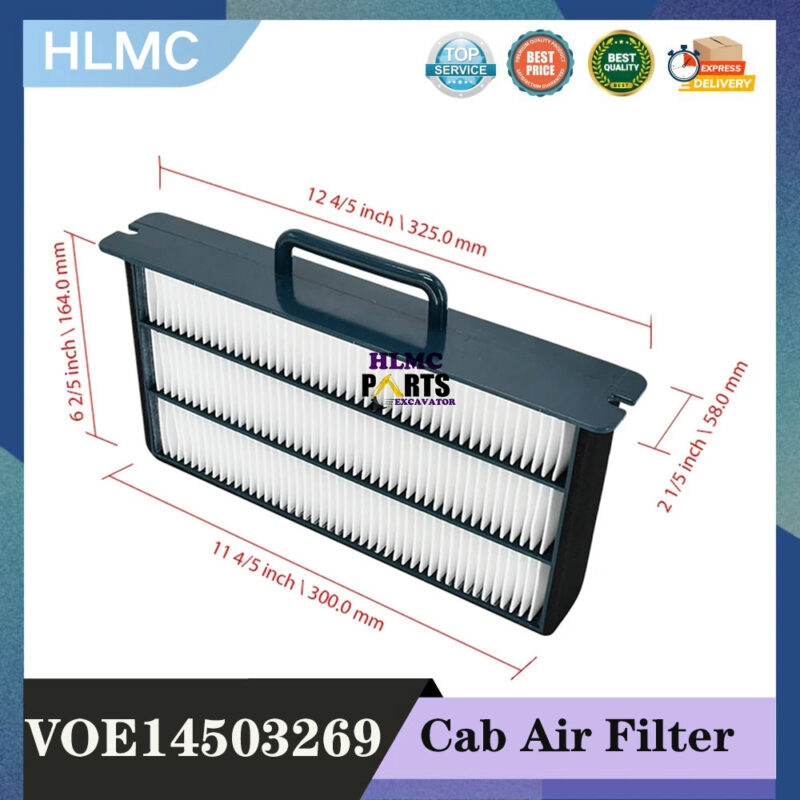 CAB AIR FILTER AF26660 14503269 Application for VOLVO EC200B EC210B EC240B EC460B EC700B EC700BHR EW140B EW145B Excavator 14405925 14503269