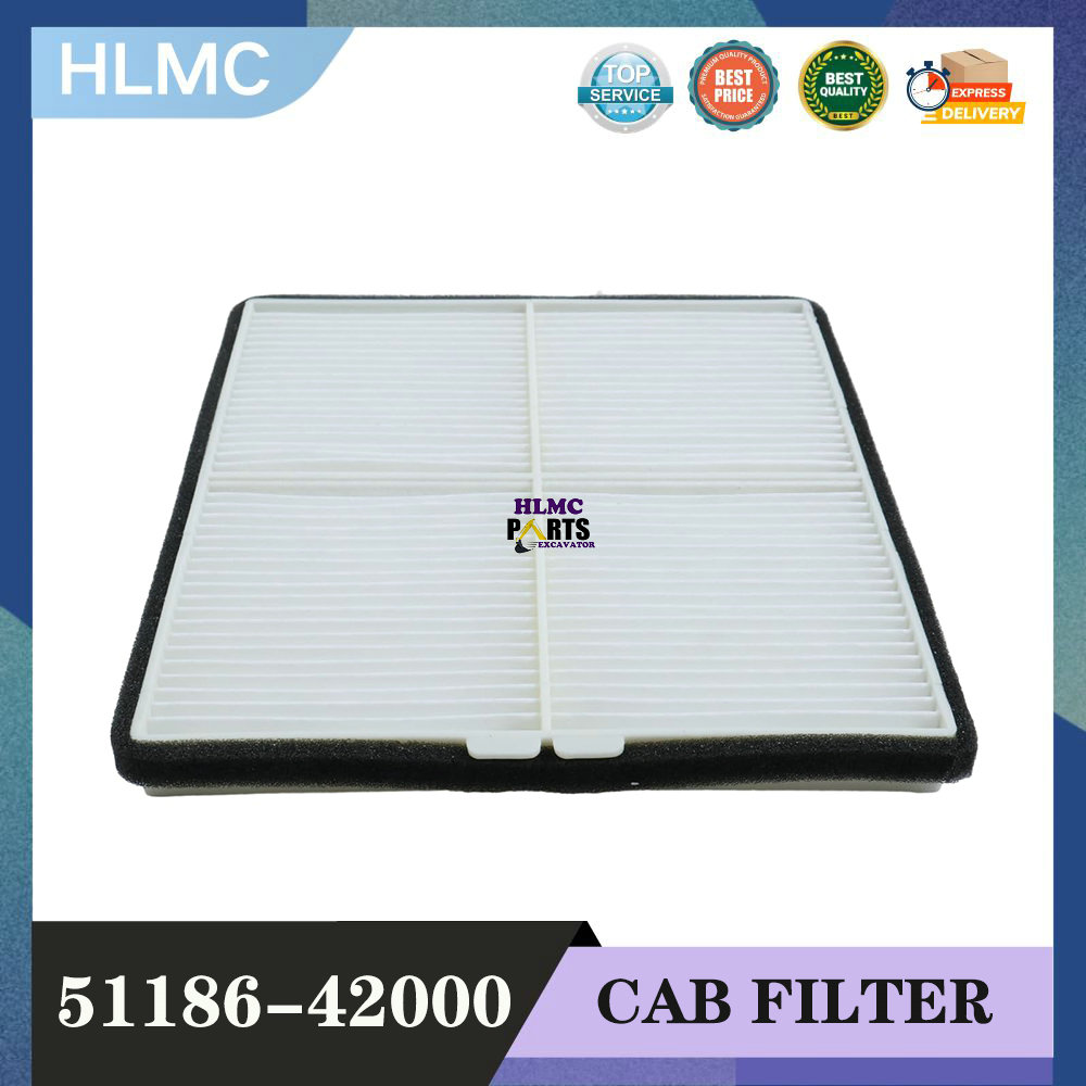 47986270 Cabin Air Filter 51186-42000 KHR27540 3639402 51186-42300 SC90287 CX130C CX130D CX160C CX160D LC CX210C LC CX210D LC CX250C CX250D LC CX300C CX300D Replaces