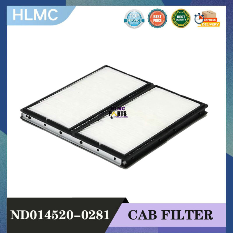 Cab Air Filter Element ND014520-0281 ND014540-0280 for KOMATSU Loader 77Z-97-00010