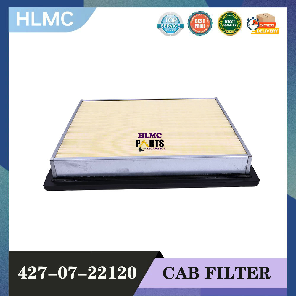 Cab Air Element Filter PA5482 P606063 AF55727 427-07-22120 4270722120 Compatible for Komatsu Engine SAA6D125E-3 Truck HD255-5 HD325-8 HD405-8 HD465-8 Loader WA100-5 WA150-5 WA200-5 WA380-5 WA430-6 Replacement